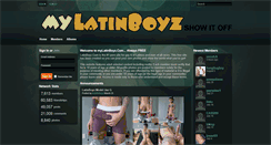 Desktop Screenshot of mylatinboyz.com